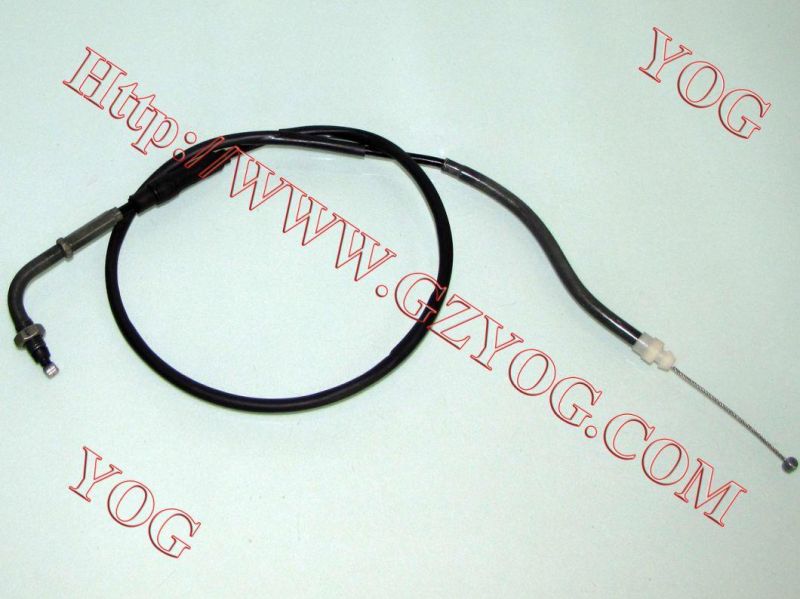 Yog Motorcycle Spare Parts Throttle Cable for Max/Bis/Fair, XL125s, Tvs Victor Glx-125
