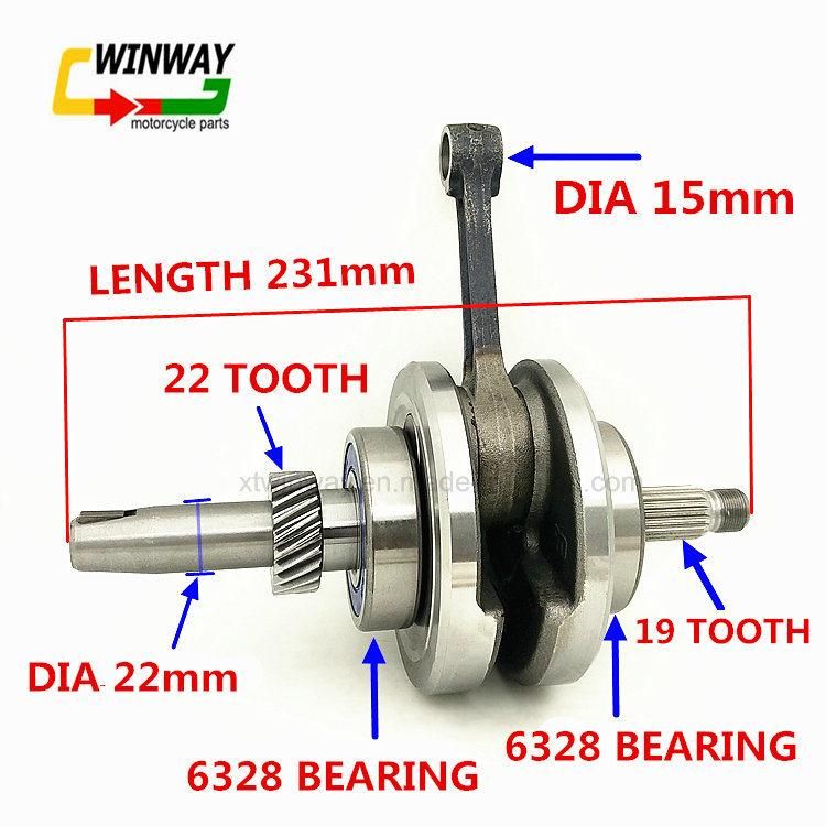 Ww-8231 Motorcycle Engine Parts with Rod Crankshaft for Cg125/Zj125