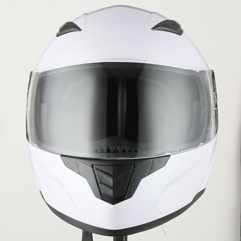 Wholesale ABS Solid Full Face Motorcycle Parts Helmet with DOT Certification