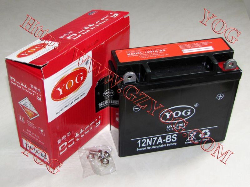 Yog Motorcycle Power Supply Recharge Battery for 6n4-BS, 12n7a-BS, 12n5-BS