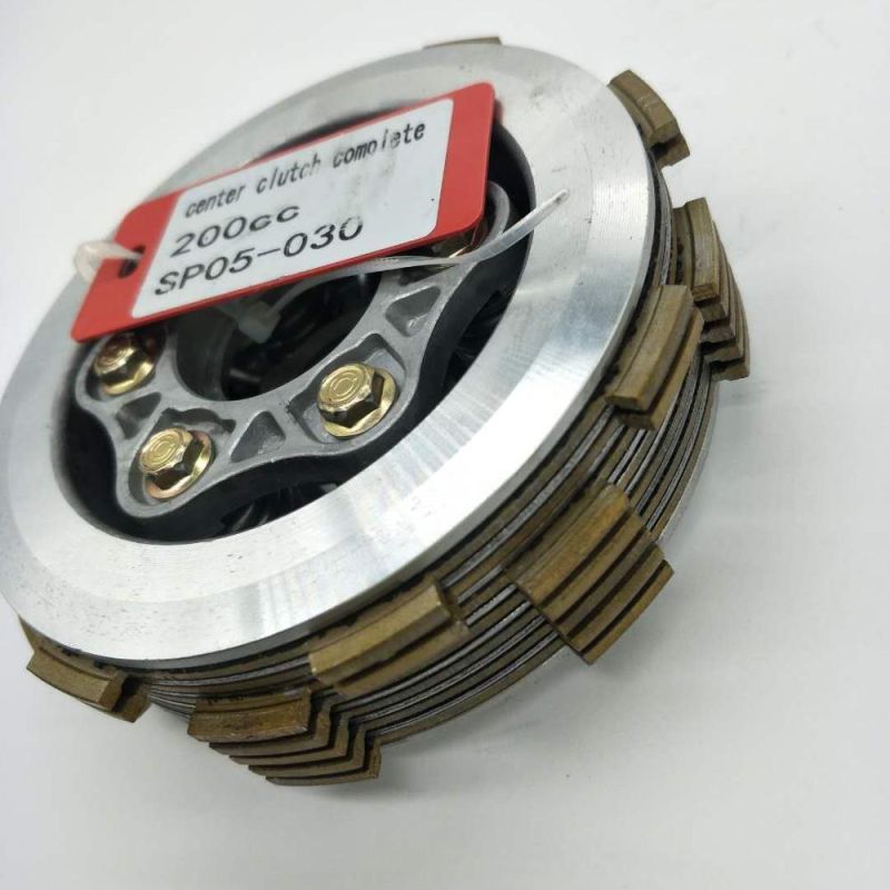 Motorcycle Clutch Drum Assembly with Friction Clutch Plate for Cg200