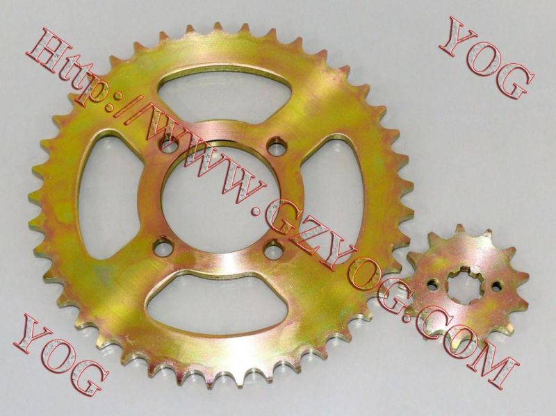 Motorcycle Sprocket Set Pinion Cgl125 Wy125 Cg125