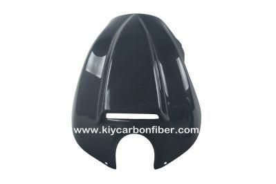 Carbon Airbox Cover with Top Square Air Vent for Buell
