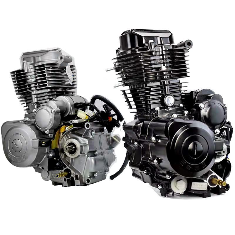 The New Original Motorcycle Tricycle Engine Assembly Cost-Effective King Cg175 Black King Kong Engine