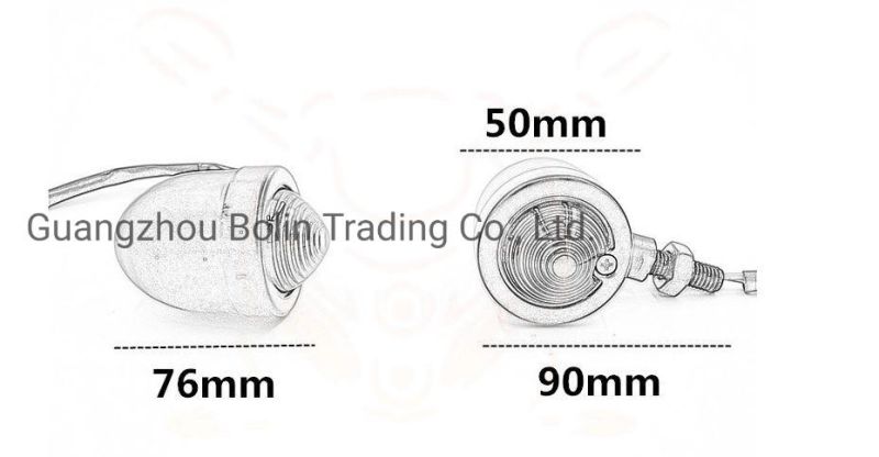 Motorcycle Parts Amber Turn Signal