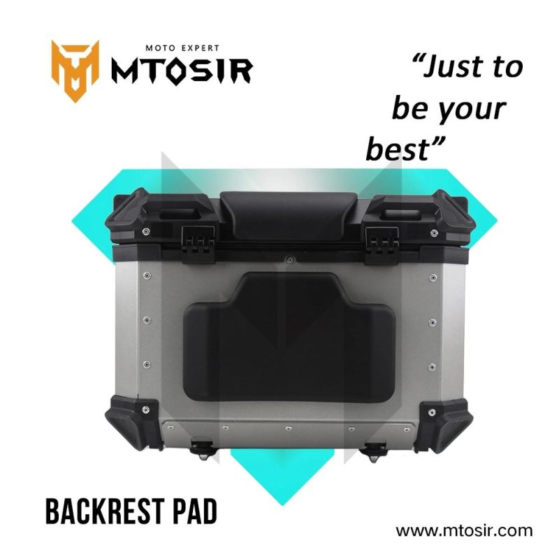 Mtosir High Quality Backrest Pad Set Universal Motorcycle Scooter Rear Confortable Pad Passenger Back Pad Cushion