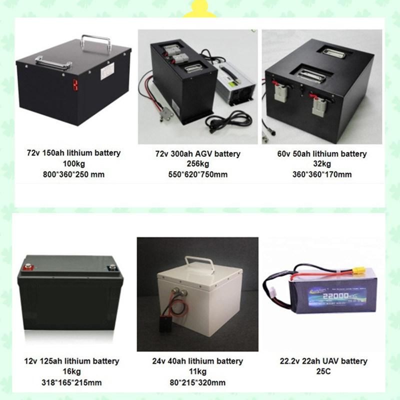 High Quality Lithium Storage Battery Pack 72V 20ah 40ah 60ah for Electric Car