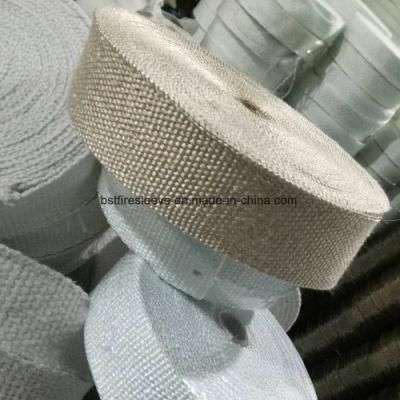 China Factory Muffler Hose Insualting Heat Proof Protection Black Tan White Color Heat Tape Glass Fiber Exhaust Pipe Wrap Kit