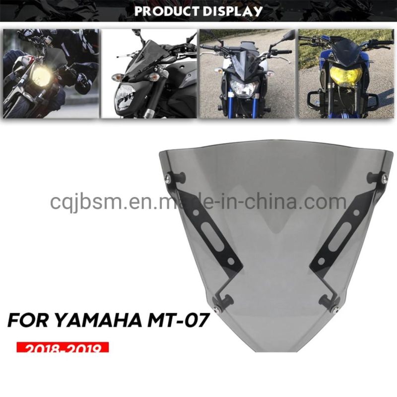 Cqjb Motorcycle YAMAHA Mt-07 Fz-07 18-20 Mt-09 Fz-09 14-18 Front ABS Windshield