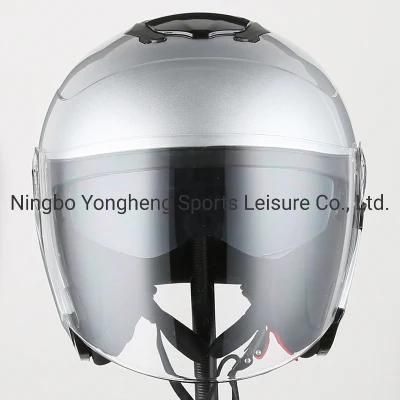 Amazon Hot Sell Double Visor DOT Half Face Motorbike Helmet