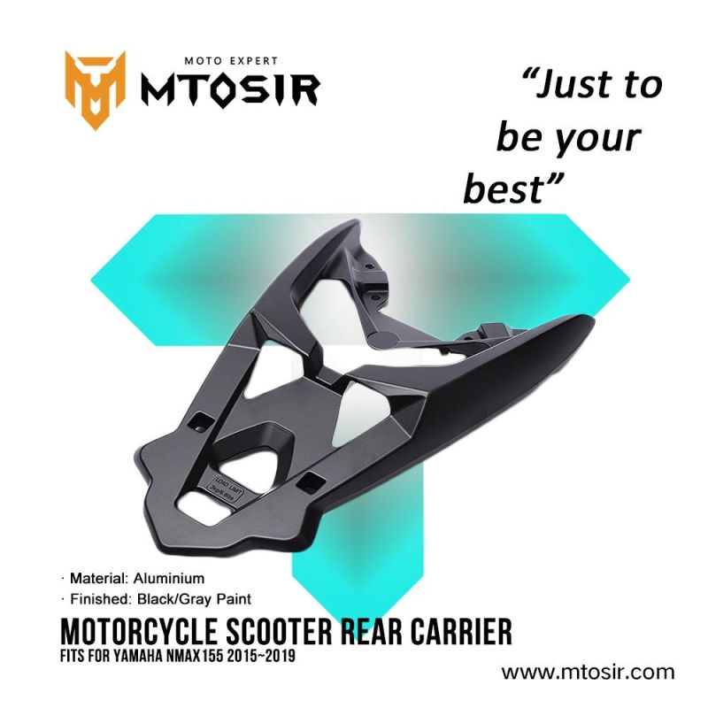 Mtosir High Quality Rear Carrier Motorcycle Scooter Fits for YAMAHA Nmax155 15-19 Motorcycle Spare Parts Motorcycle Accessories Luggage Carrier