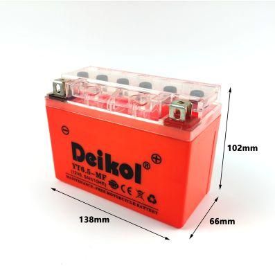 12n6.5 BS BS Long Life Full Capacity Wholesale Motorcycle Parts 12V 6.5 Ah Dry Motorcycle Battery