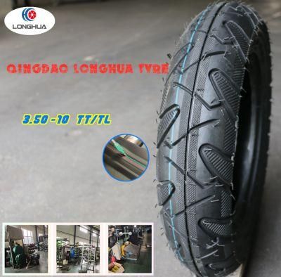 America Hot Sell Natural Rubber Motorcycle Tyre3.50-10