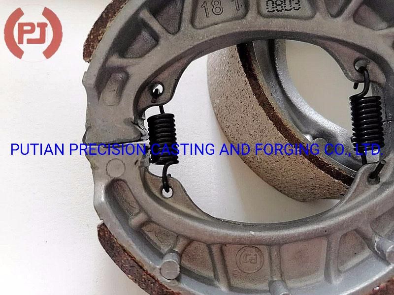 High Quality, High Wear Resistance, No Nosise Motorcycle Brake Shoes Parts, Asbestos or Asbestos Free