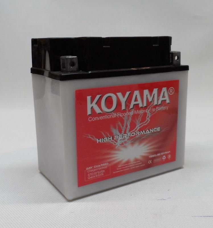 on Sale Dry Charge Motorcycle Battery Yb16cl-B Without Acid Bottle 12V16ah