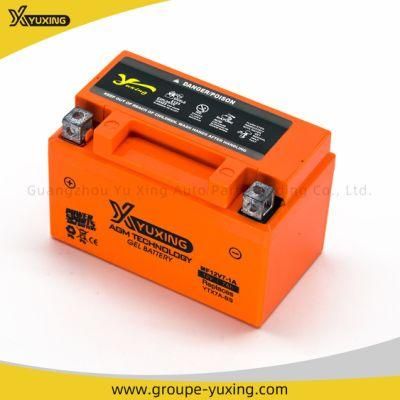Motorcycle Engine Spare Parts Mf12V7-1A Maintenance-Free Motorcycle Battery