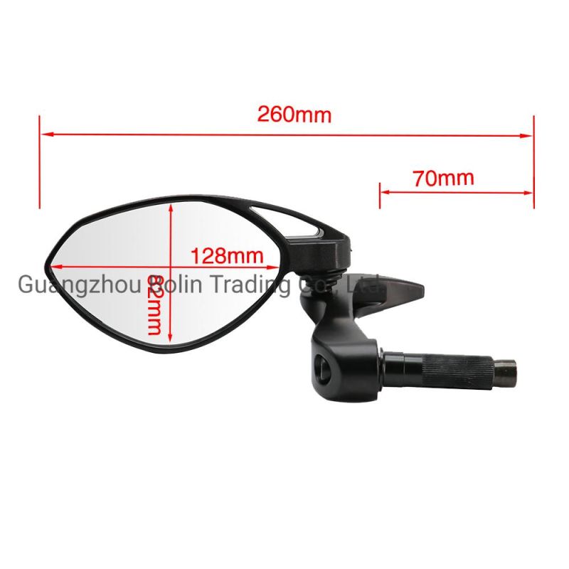 7/8′ ′ 22mm Motorcycle Motorbike Handle Bar End Rearview Mirrors with Lever Guard