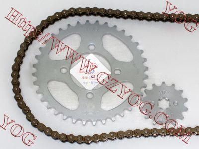 Motorcycle Chain Sprocket Kit Chain System Dy100 GS125 C70
