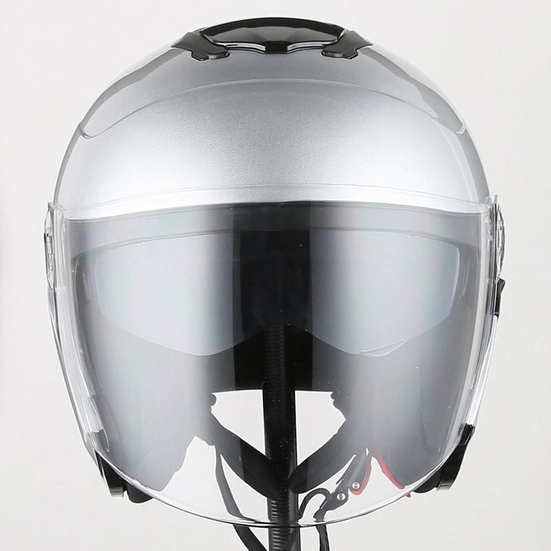 Amazon Hot Sell Double Visor DOT Half Face Motorbike Helmet