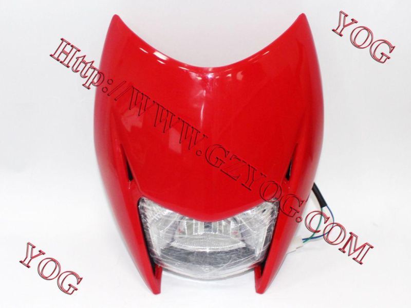 Motorcycle Spare Parts Headlight Assy Akt125 Bajaj Discover135 Biz200