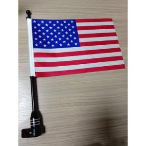 390mm Flagpole Luggage Rack Mount Motorcycle Flag Poles for Harley Indian