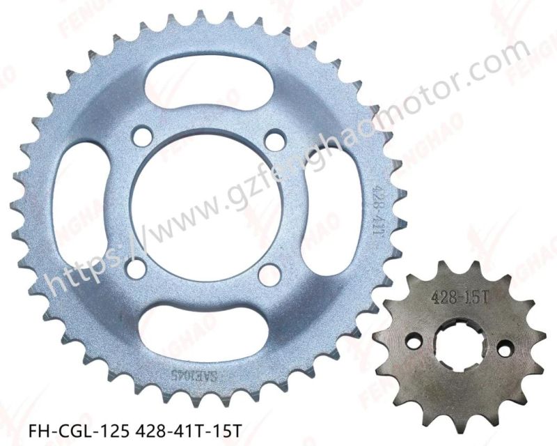 Hot Sale Motorcycle Parts Sprocket Kit for Honda Jd125/Cgl125/Titan2000
