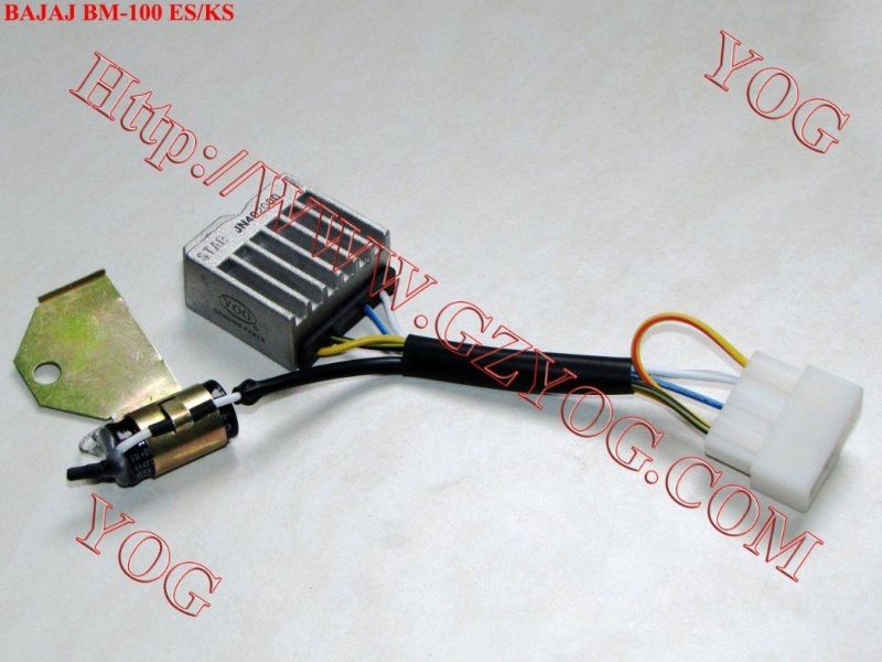 Yog Motorcycle Spare Parts Rectifier Assy Regulator for Bajaj Bm100esks Discover150 Pulsar180