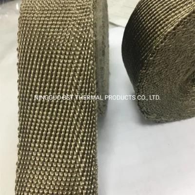 Lava Rock Fiber Turbo Manifold Exhaust Heat Wrap Titanium