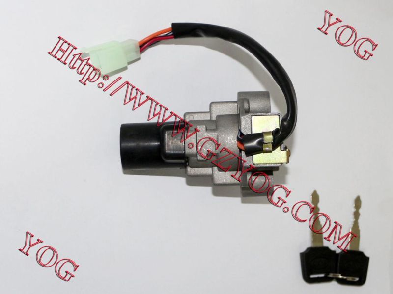 Yog Motorcycle Parts Switch Encendido Ignition Chapa Contacto Switch Italika FT125/150