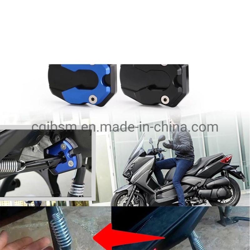 Cqjb Motorcycle Bracket Foot Extension Pad Support Plate for YAMAHA Nmax 155 15-16 Xmax300 17-18