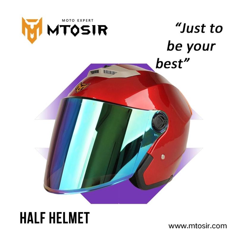 Mtosir High Quality Helmet Motorcycle Scooter Dirt Bike Bicycle Safety Summer Half Face Season Sunshade Helmet with Different Covers