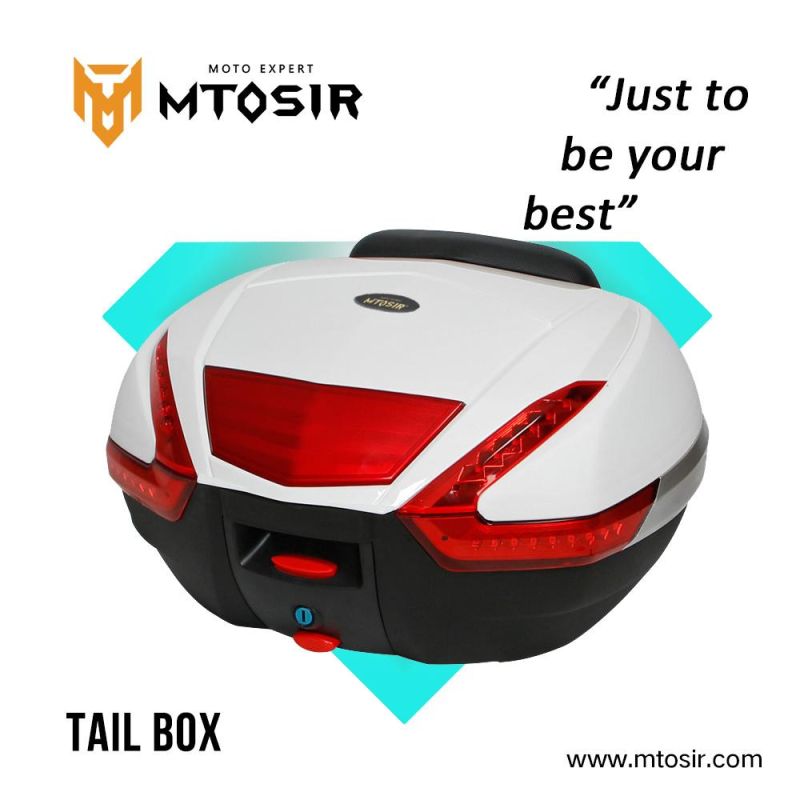 Mtosir High Quality Universal Motorcycle/Scooter Tail Box Helmets Box Luggage Box Rear Box Plastic Motorcycle Accessories Case Box