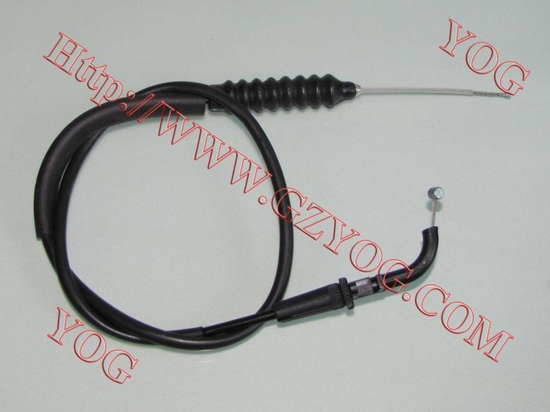Yog Motorcycle Spare Parts Throttle Cable for Max/Bis/Fair, XL125s, Tvs Victor Glx-125