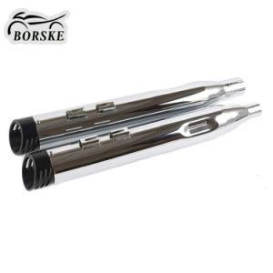 Performance Chrome 4&quot; Slip-on Muffler Motorcycle for Harley Touring 17-19
