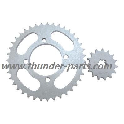 Motorcycle Sprocket Chain Gear/Wheel Set/Kit/Catalina/Corona/Pinon/Moto Repuestos Rx125