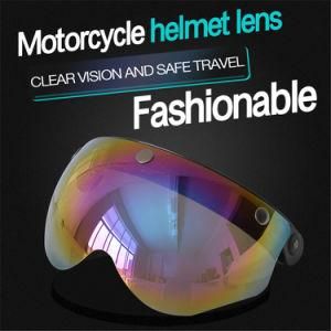 Colorful PC Anti-UV Motorcycle Helmet Visor Easy Installation OEM Anti-Sand