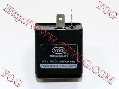 Yog Motorcycle Spare Parts High Quality Flasher 6V 12V