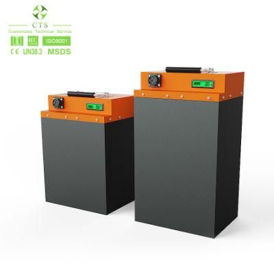 Un38.3 Approved Lithium Ion 72V 20ah 30ah E-Scooter Battery, 72V 40ah 50ah LiFePO4 Battery for Motorcycle Tricycle E-Bike