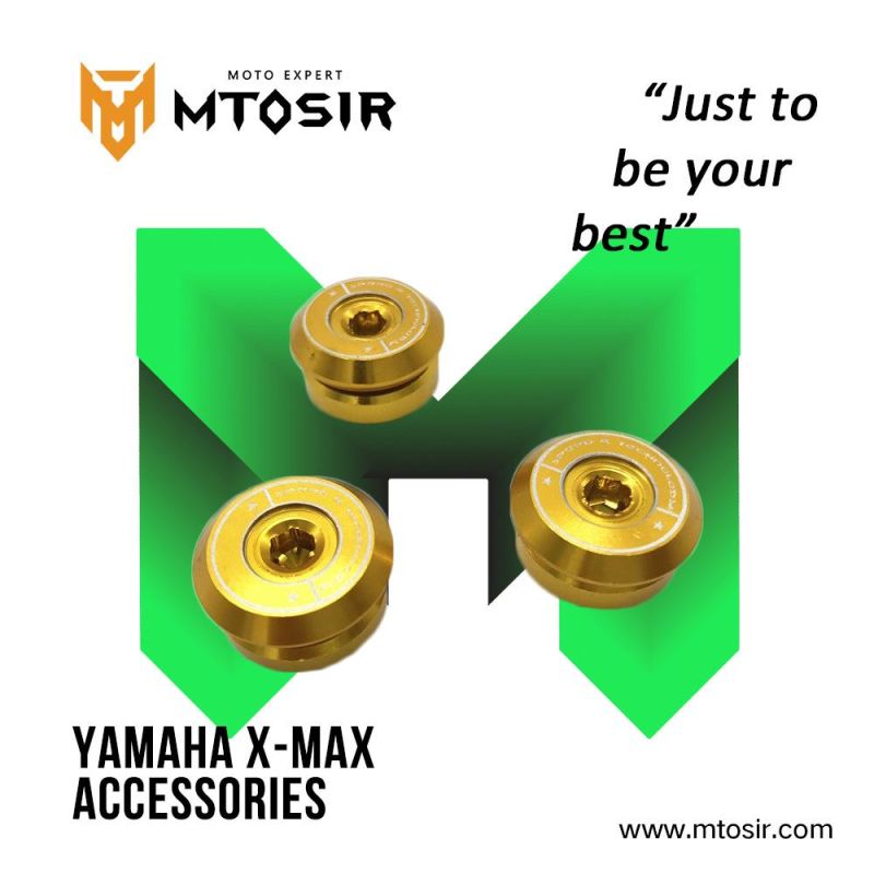 Mtosir Multi-Color Decoration Screws YAMAHA X-Max Motorcycle Accessories Modification Parts Aluminium Alloy Motorcycle Screw