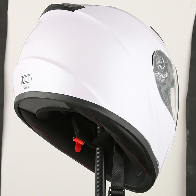 Wholesale ABS Solid Full Face Motorcycle Parts Helmet with DOT Certification