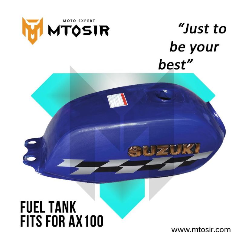 Mtosir Fuel Tank for Suzuki Ax-4 (GD110) Ax100 High Quality Oil Tank Gas Fuel Tank Container Motorcycle Spare Parts Chassis Frame Part Motorcycle Accessories