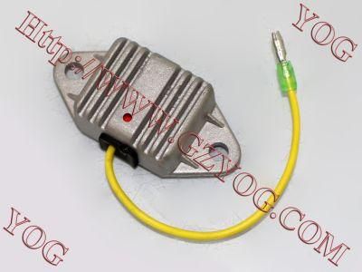 Yog Motorcycle Spare Parts Voltage Rectifier 6V 1 Alambre Eco-100 Ax100
