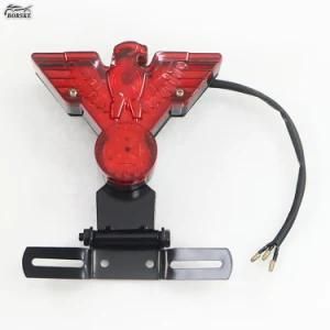 Motorcycle LED Tail Light Brake Lamp License Plate Driving Lights Universal