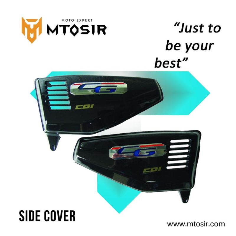 Mtosir Side Cover for Honda Cg125 150 200, Cdi125, Akt125, FT125 Motorcycle Parts High Quality Motorcycle Spare Parts Chassis Frame Parts