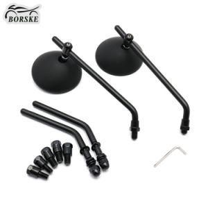 Modified Rearview Mirror Retro Motorcycle Scooter Rear View Mirror for Piaggio Vespa Benelli Harley XL883