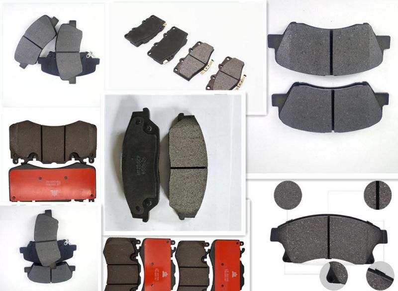 Auto Spare Parts Break Pad Semi Metallic Ceramic Disk Brake Pad