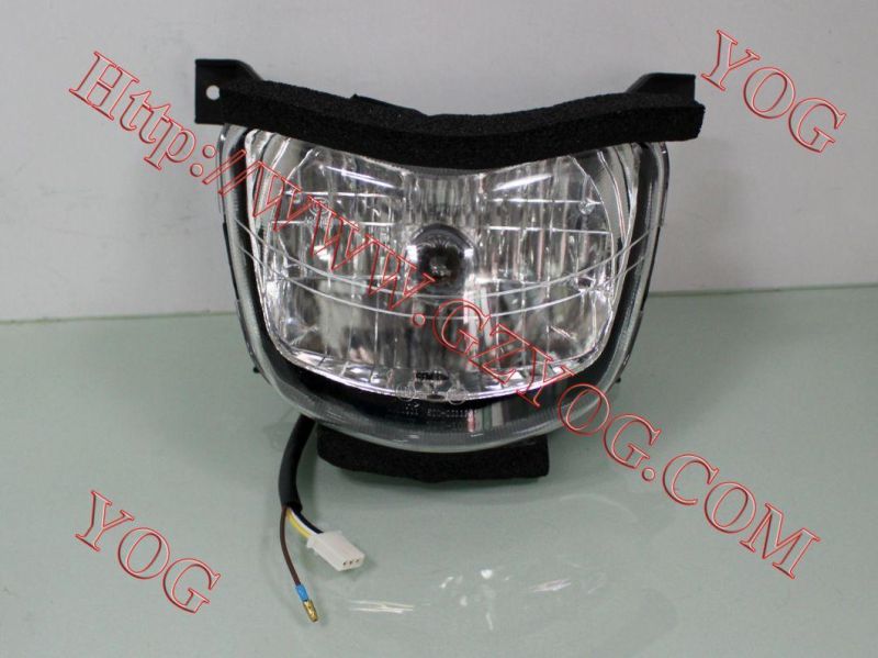 Yog Motorcycle Spare Parts Motorcycle Headlight Assy Zj125 Zh125 Cgl125