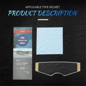 User-Friendly Helmet Visor UV-Resistance high Definition Long-Lasting Anti-Fog Film Patch