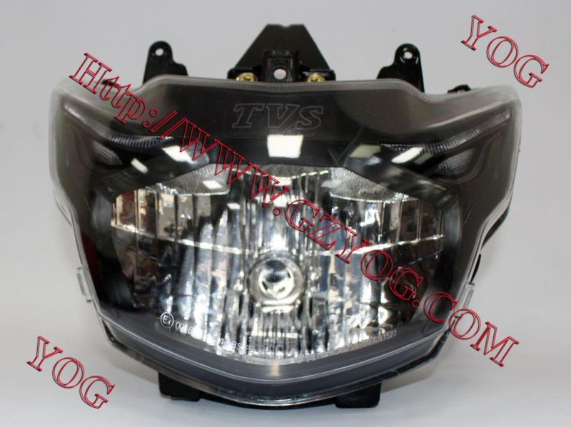 Motorcycle Parts Foco Head Light Headlamp Head Lamp Headlight Ybr125 Tvs Hlx125 Apache180 New