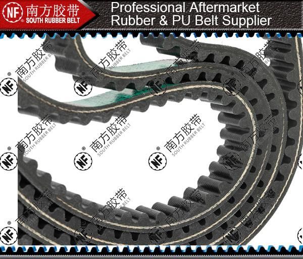 Motorcycle Scooter Rubber Raw Edged Cogged Banded Transmission Synchronous Tooth Drive Ribbed Automotive Parts Tangential Timing Poly Power V Belt